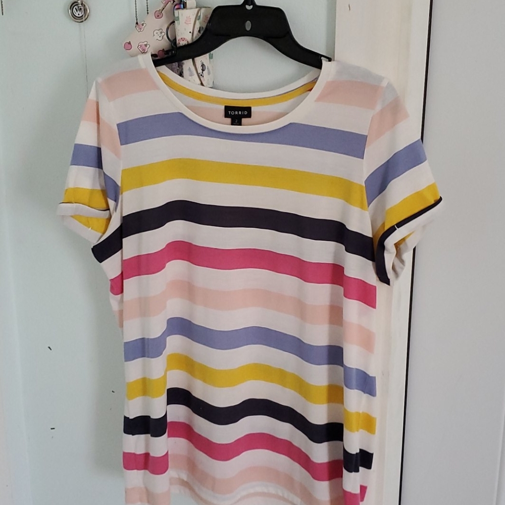 Torrid Striped Top